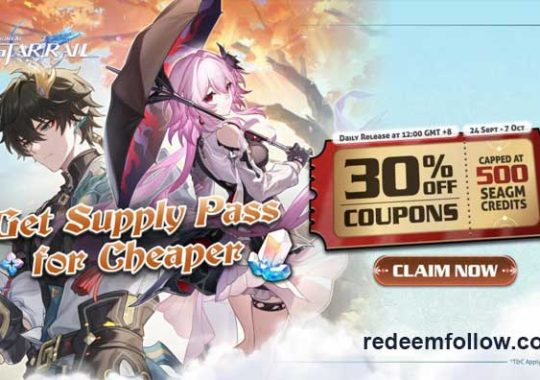 30% OFF Discount Coupon Honkai: Star Rail