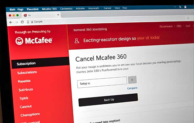 How to cancel McAfee 360 subscription A Step-by-Step Guide